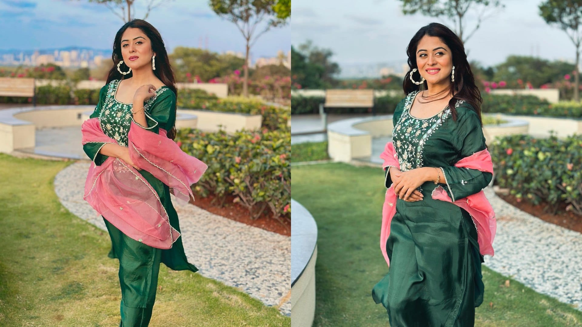 Bigg boss Ott 2 Falaq Naaz suit collection latest unseen photos