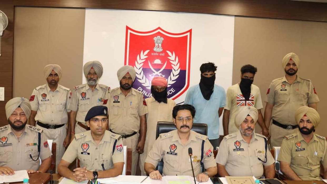 Accused of mother and brother murdered arrested along with associates in Patiala