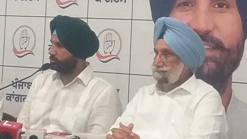 Press Conference of punjab congress on CM Bhagwant Mann statement about Mukhtar Ansari
