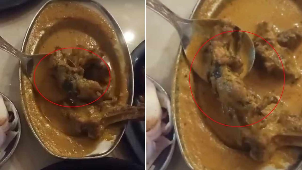 A Customer alleges dead rat coming out of mutton in Ludhiana