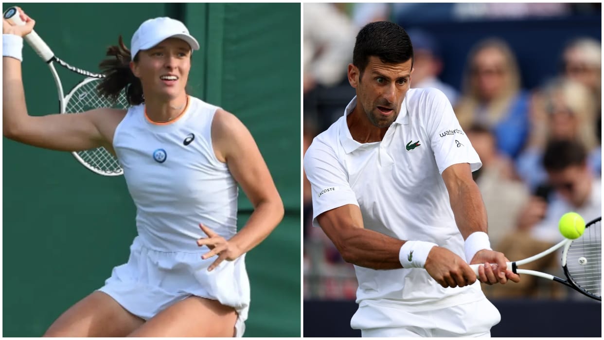 Wimbledon 2023: Iga Swiatek starts with easy win in Wimbledon, Novak Djokovic Rublev advances in mens category
