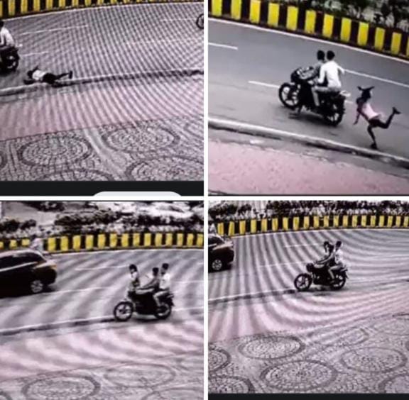 Police arrested the miscreant who snatched the mobile from the girl in broad daylight