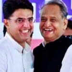 सीएम गहलोत ओर सचिन पायलट।