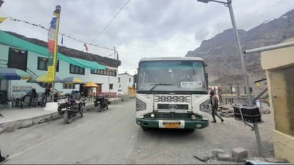 Bus service restored from Kullu to Kaza via Kunjam Pass after eight months