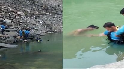 One of three friends who went to bathe at Jorasi Dam in Narnaul drowned, after 21 hours SDRF recovered body