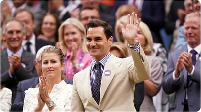 Wimbledon Video: संन्यास के बाद पहली बार विंबलडन पहुंचे रोजर फेडरर, आयोजकों और फैंस ने किया जोरदार स्वागत Roger Federer gets rapturous reception on first Wimbledon return since retirement Watch Video