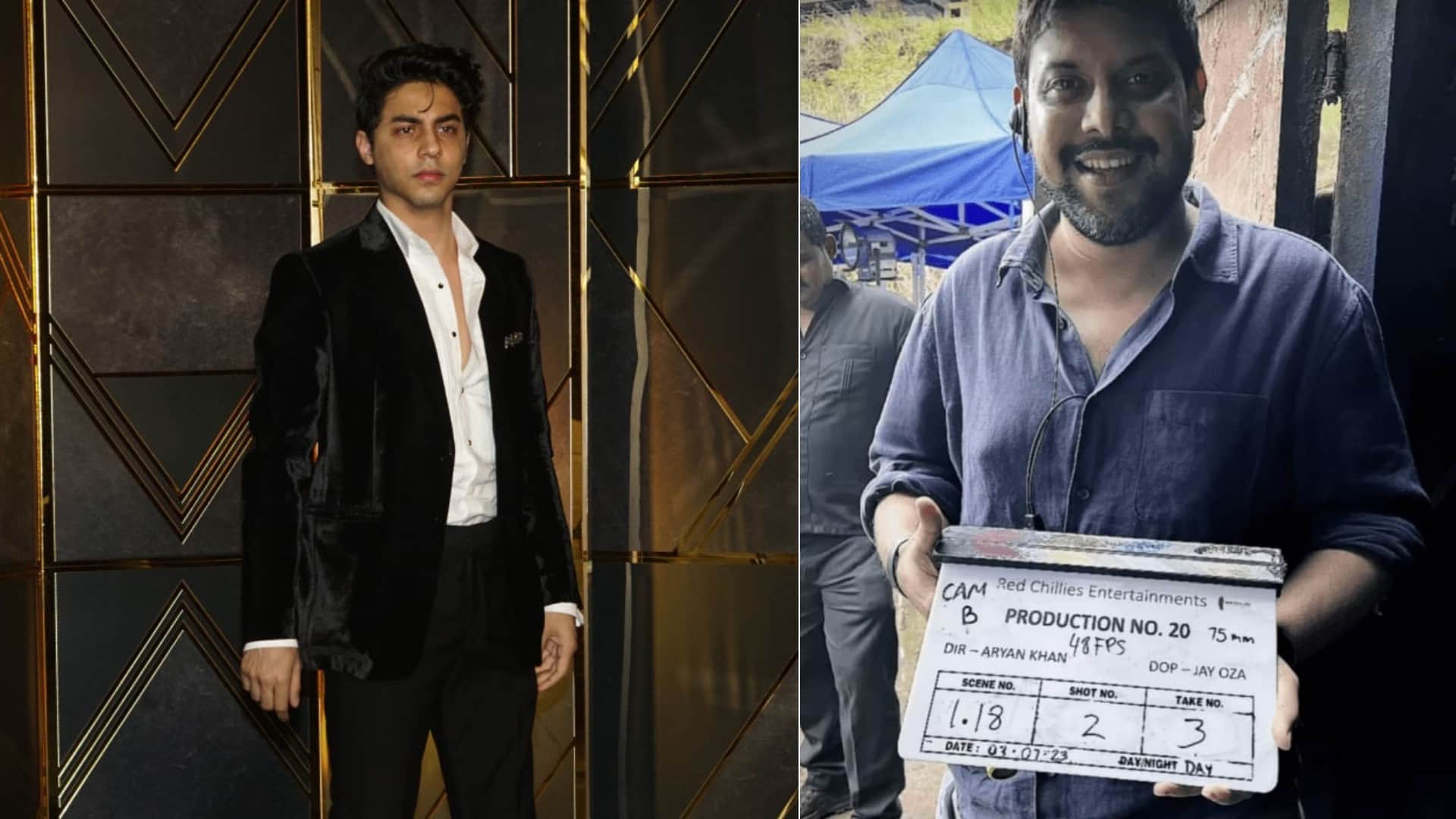 Shah Rukh Khan son Aryan Khan directorial web series Stardom shooting stars photo goes viral from set