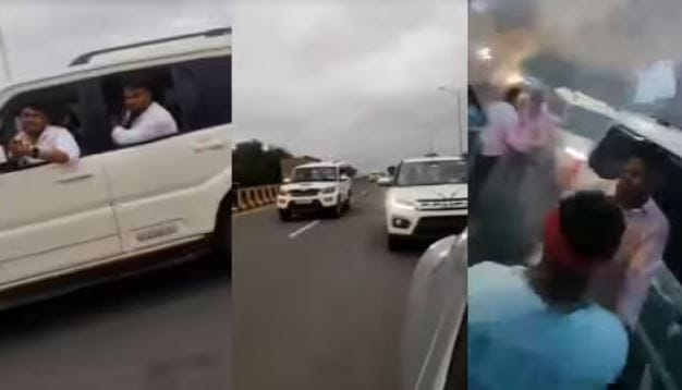 The video of the convoy of the young man released on bail in the murder case went viral