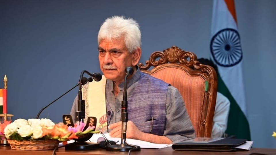 Article 370 abrogation anniverssary: lg manoj sinha said era of violence over now there are no strikes