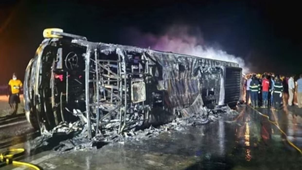 Nine hours after accident on Samruddhi Expressway, bus was issued PUC certificate