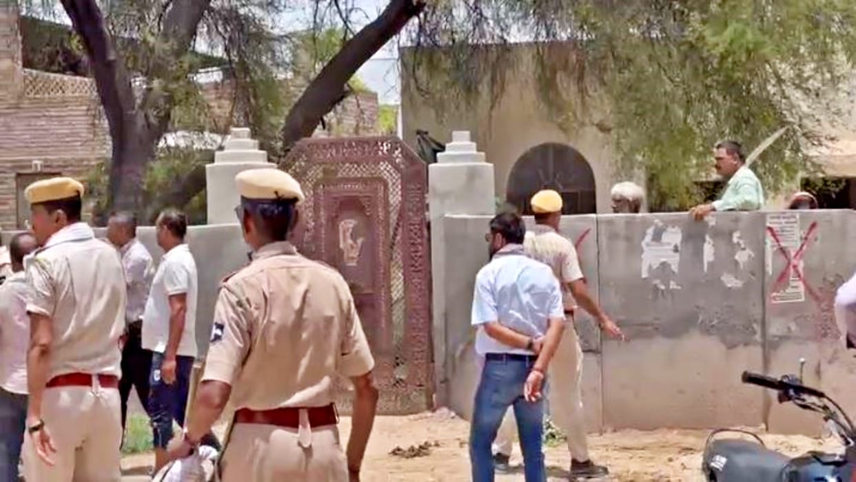 In Bikaner, a young man fired a sword at senior IAS Neeraj Pawan