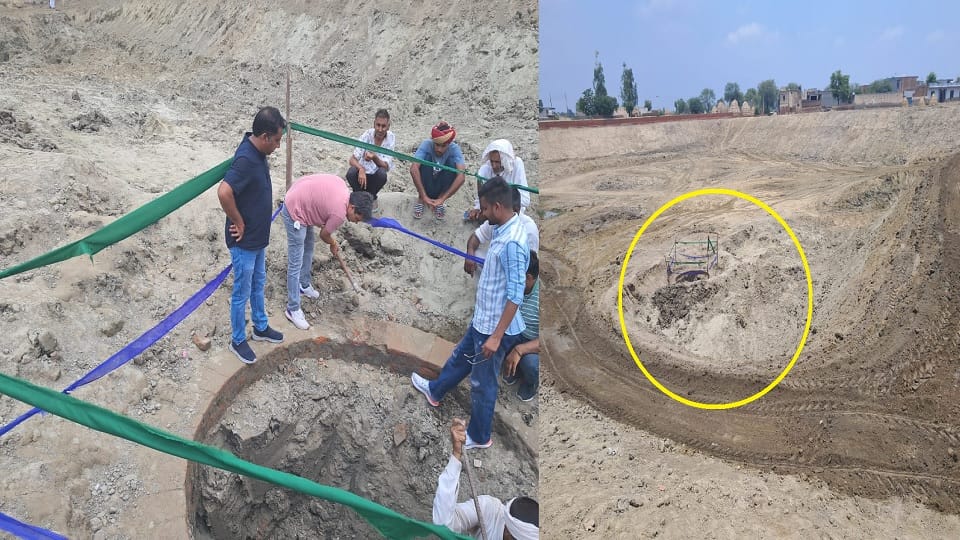 Ancient Well: Early medieval era well found in Balu village of Kaithal