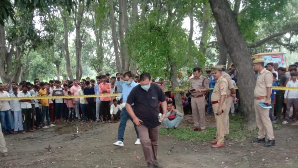 A man murdered in thana ramkot in Sitapur.