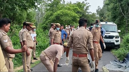 bodies were thrown on near of pond After killing two women in Badaun