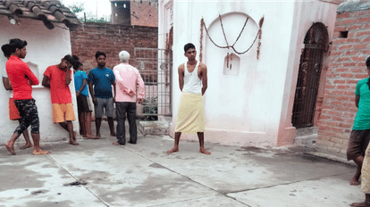 An atmosphere of tension was created after pieces of meat and skin were found in temple