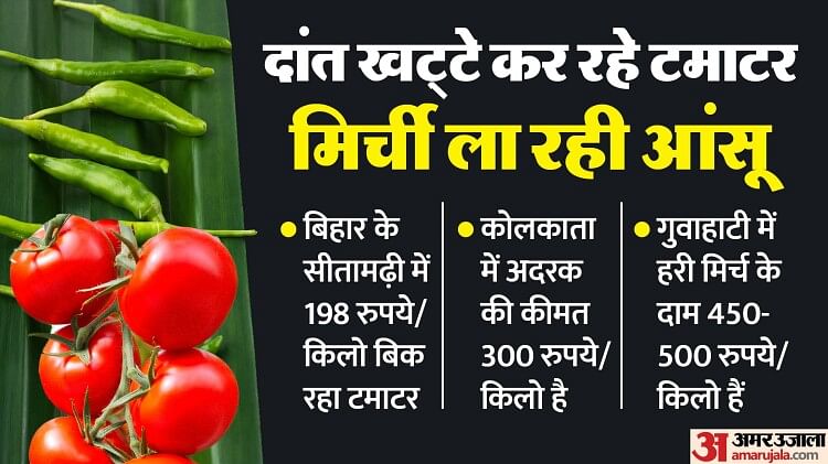 Vegetable Prices: पेट्रोल से महंगा हुआ टमाटर, हरी मिर्च 500 तक पहुंची, किन सब्जियों के दाम कितने बढ़े, राहत कब?