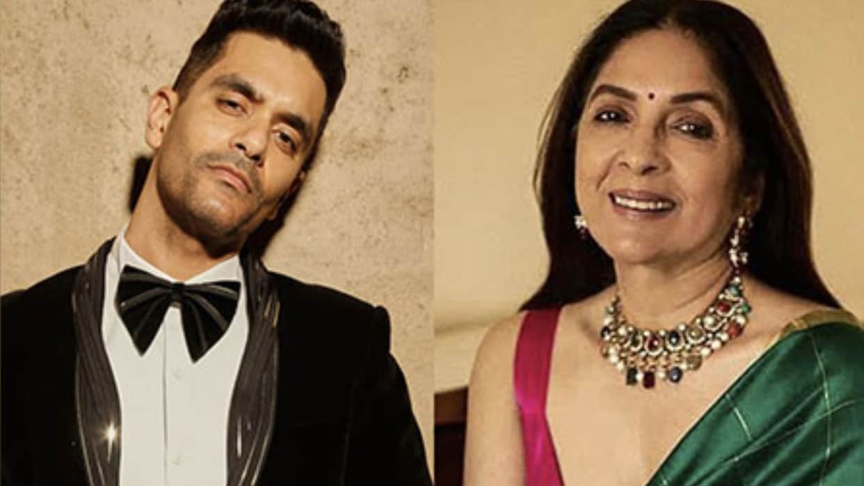 Angad Bedi talks about working with Lust Stories 2 co-star neena gupta says he would love to romance with her