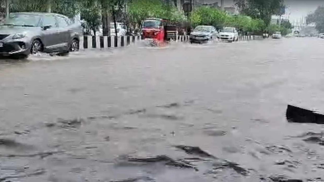 Chandigarh receives 508.4 mm rain in three days, weather all update news in hindi