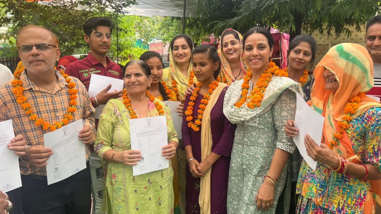 Rajasthan 14 Pakistan displaced became Indians in Jaipur