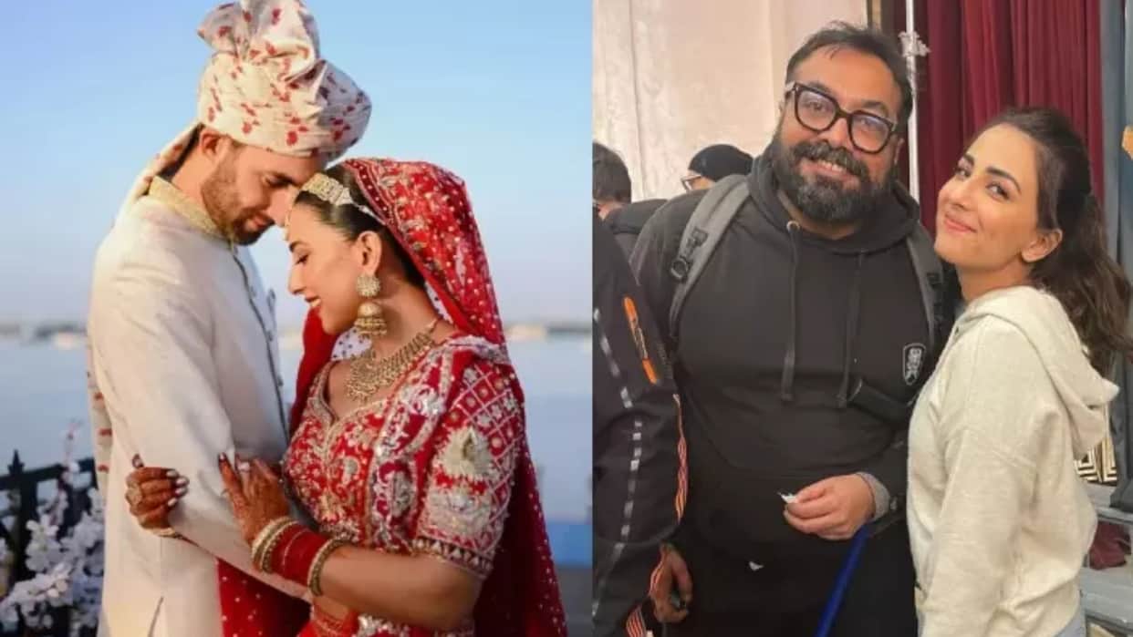 Pakistani actress ushna shah share photo with anurag kashyap reveals she met her husband because of him