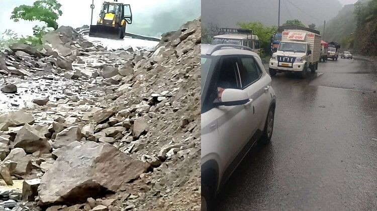 Shower of stones on Badrinath Highway