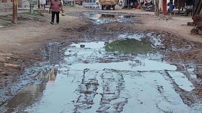 Eidgah Road has remained in a state of disrepair