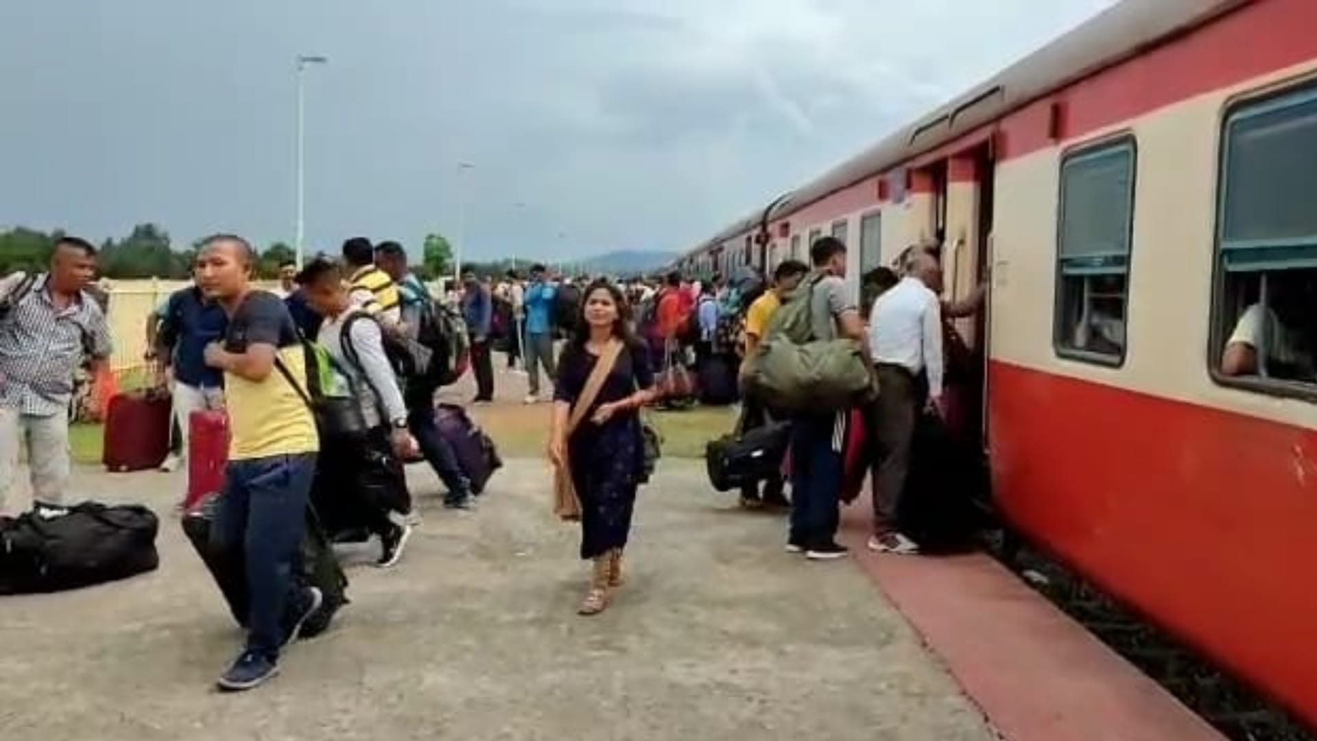 अंतागढ़ रेलवे स्टेशन।