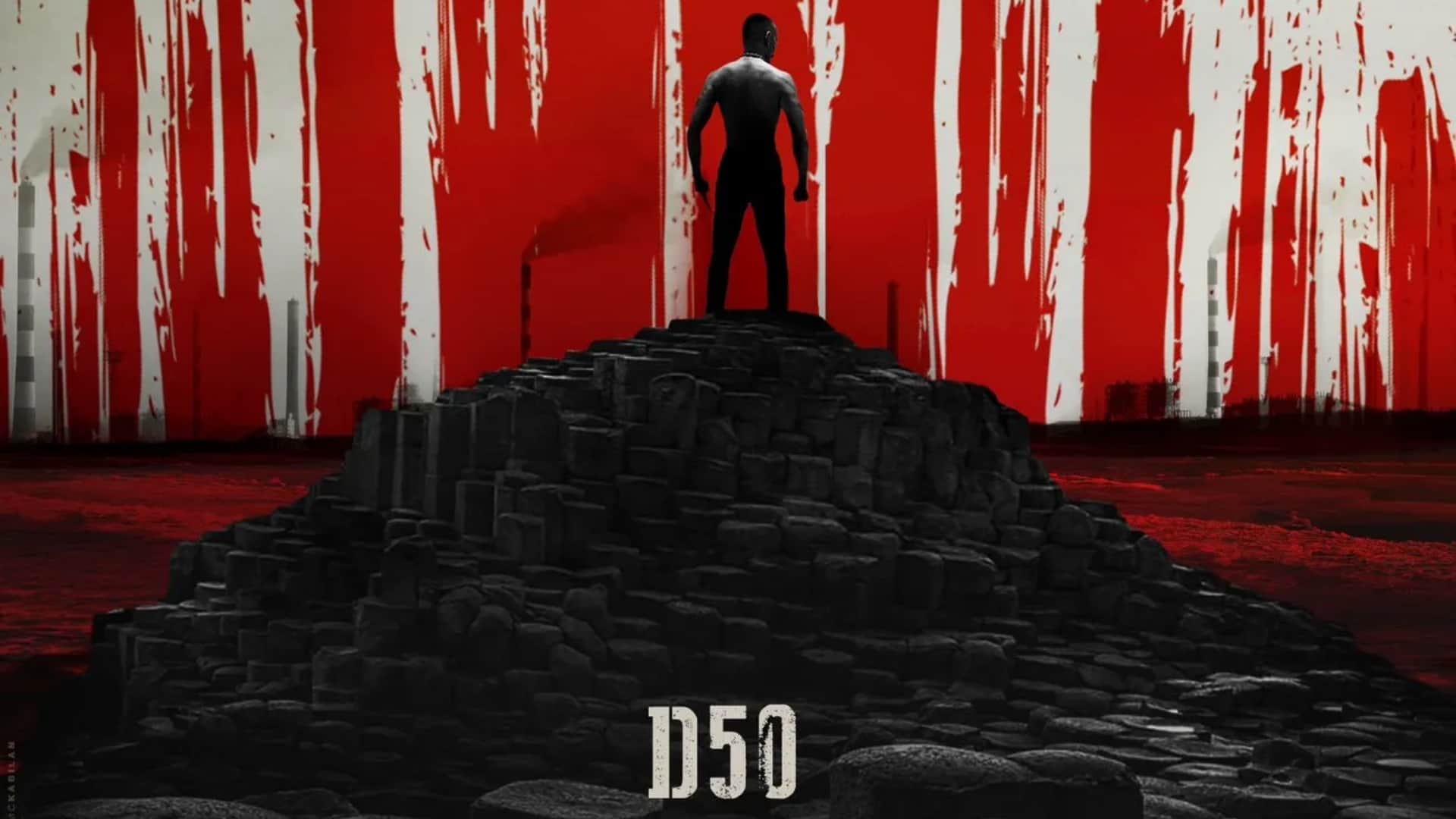 Dhanush film D 50 is now officially titled Raayan makers release actor first look poster pic goes viral