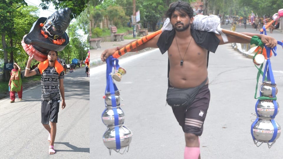 Kanwar Yatra 2023 More Than 20 lakh kanwariya Took gangajal from Haridwar in three days Photos
