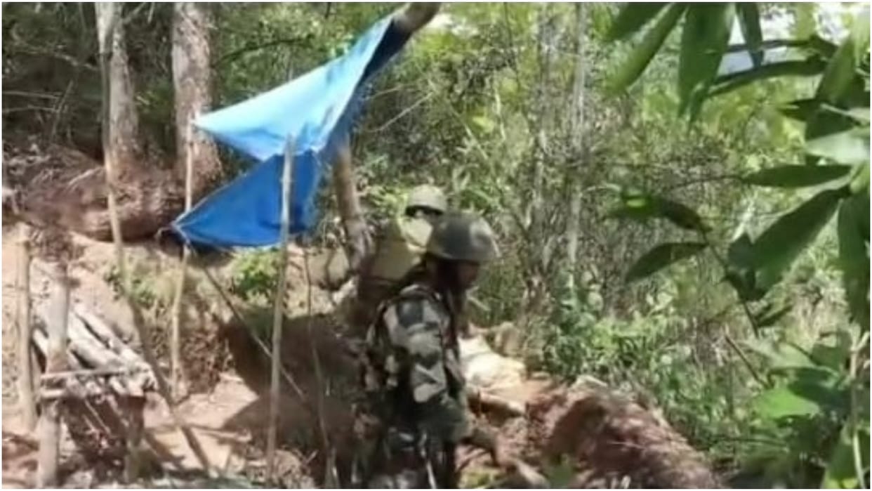 Manipur 24 bunkers demolished Search operation continues in hill valley 352 people detained