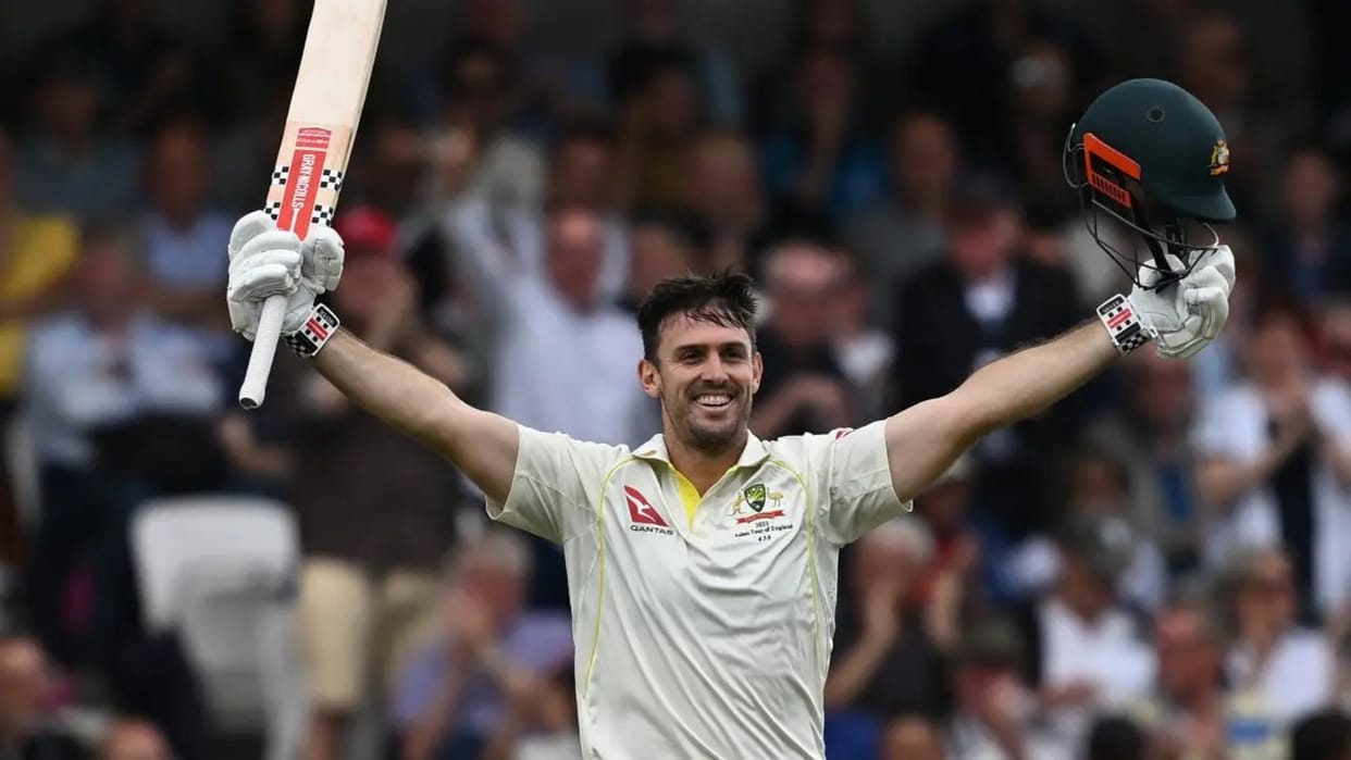 Ashes steve Smith fails in 100th Test Mitchell Marsh scores century after 67 months Australia dominate England