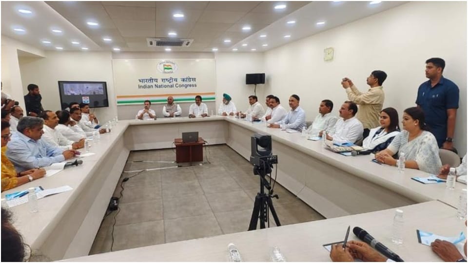 Jitendra Singh manickam tagore Slams BJP Modi govt ahead of congress working committee Hyderabad
