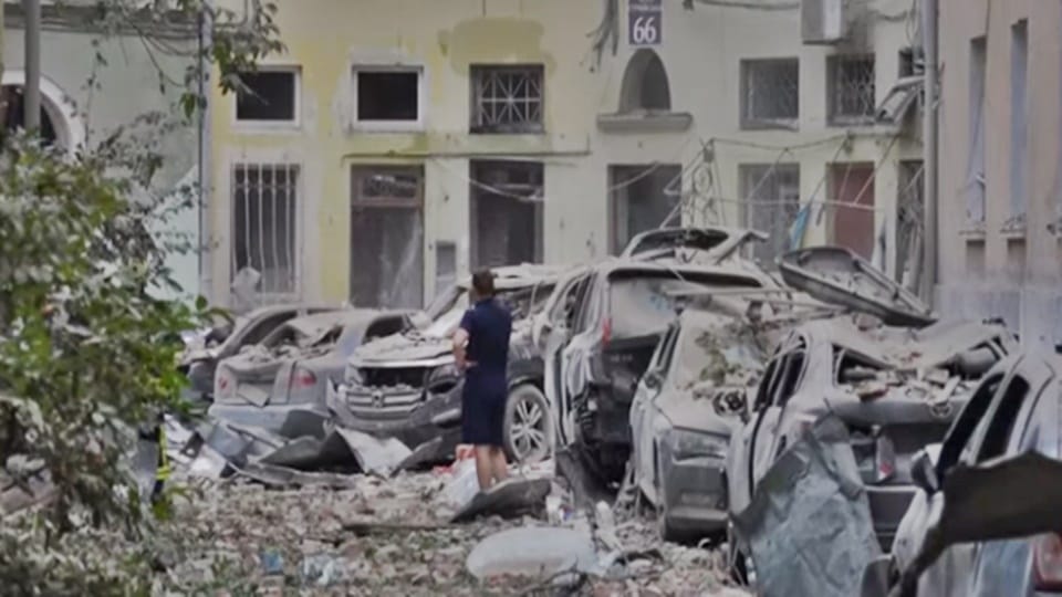 Russian cruise missile attack on Ukraine city of Lviv kills 5 people and injures dozens
