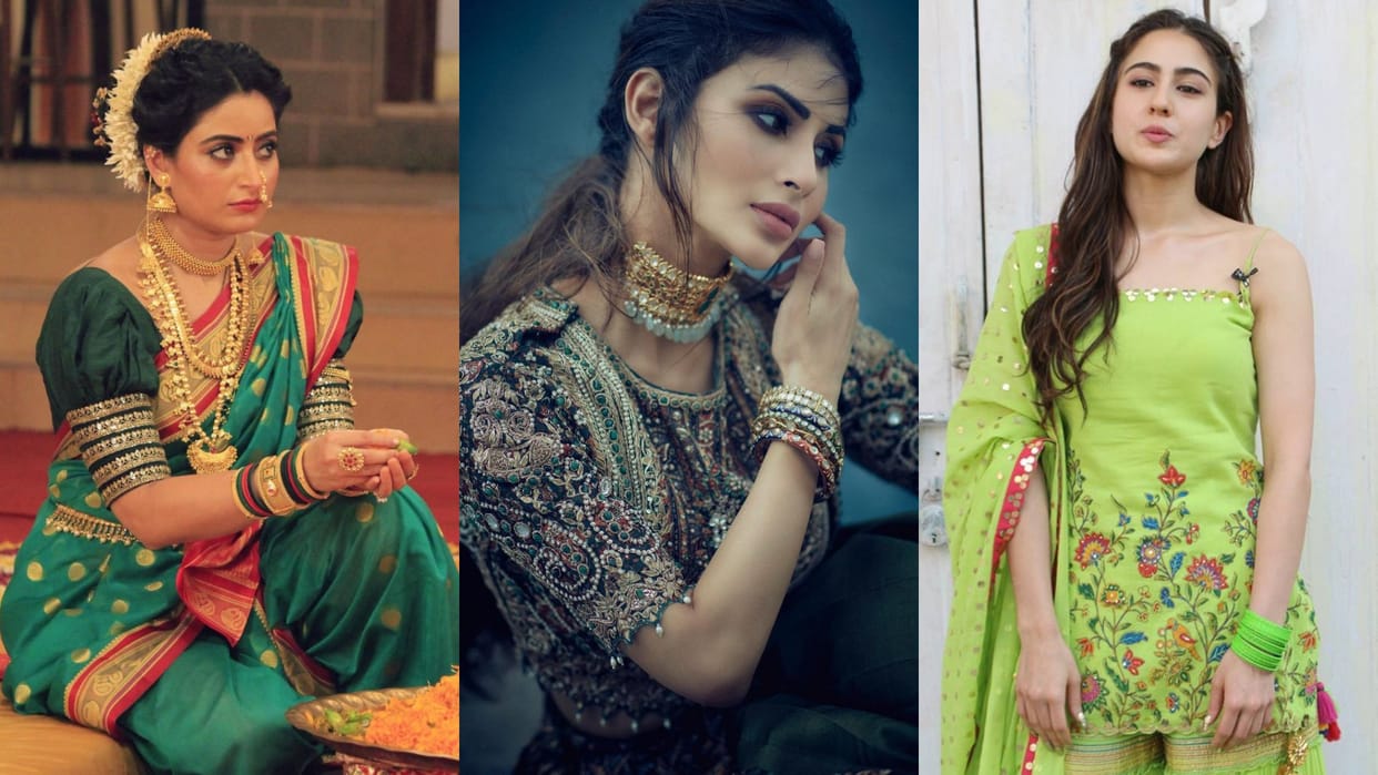 Sawan 2023 trendy green bangles for sawan latest bangles design