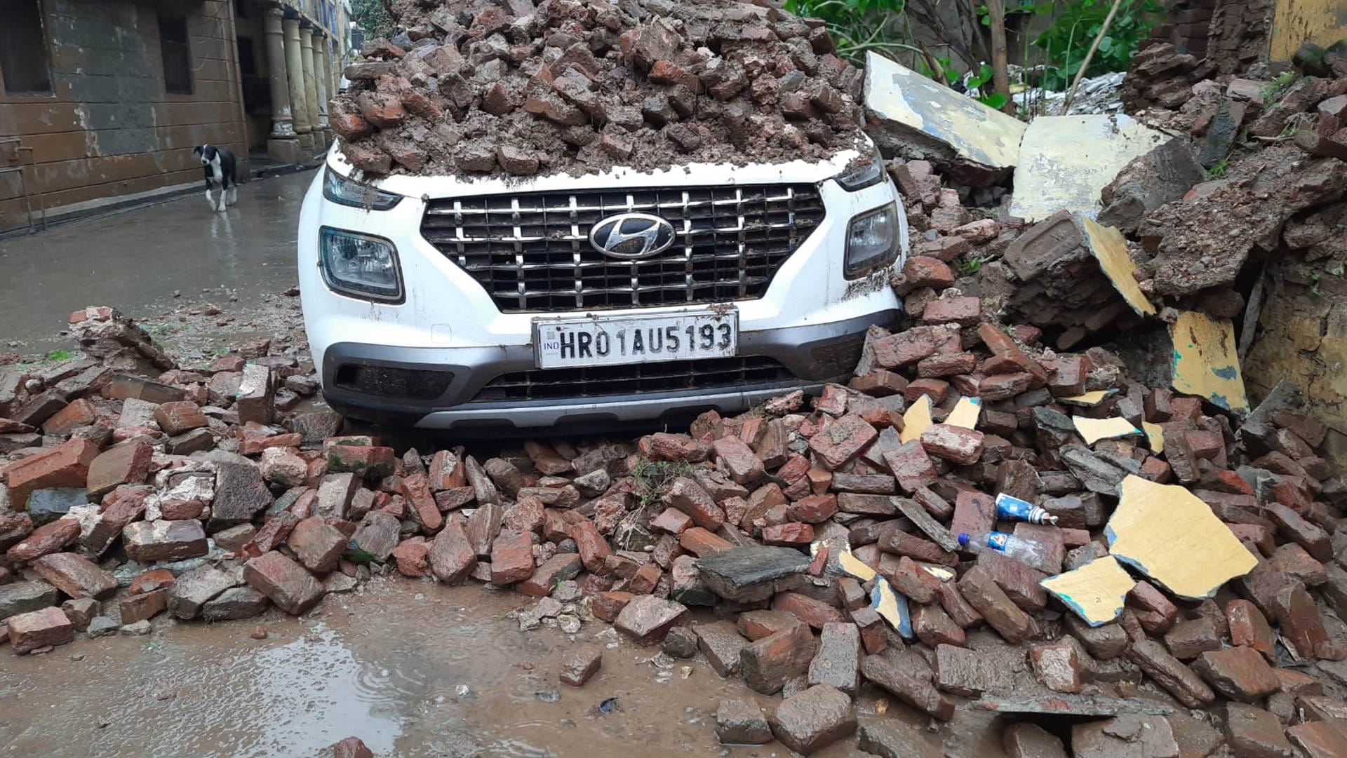 Uttarakhand Weather Landslide in Nainital river drain overflowing due to heavy rains roads sunk Watch Photos