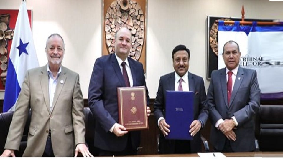 India Panama sign MoU on electoral cooperation