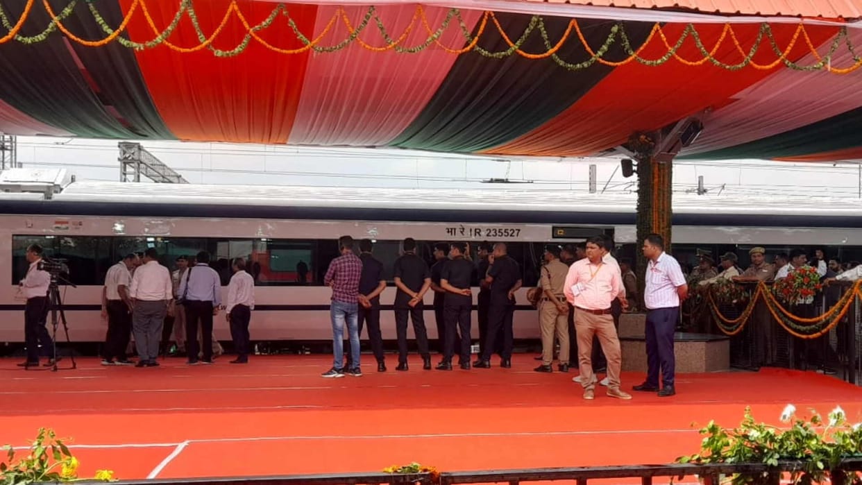 Vande Bharat express ready for run after PM Modi gives green signal