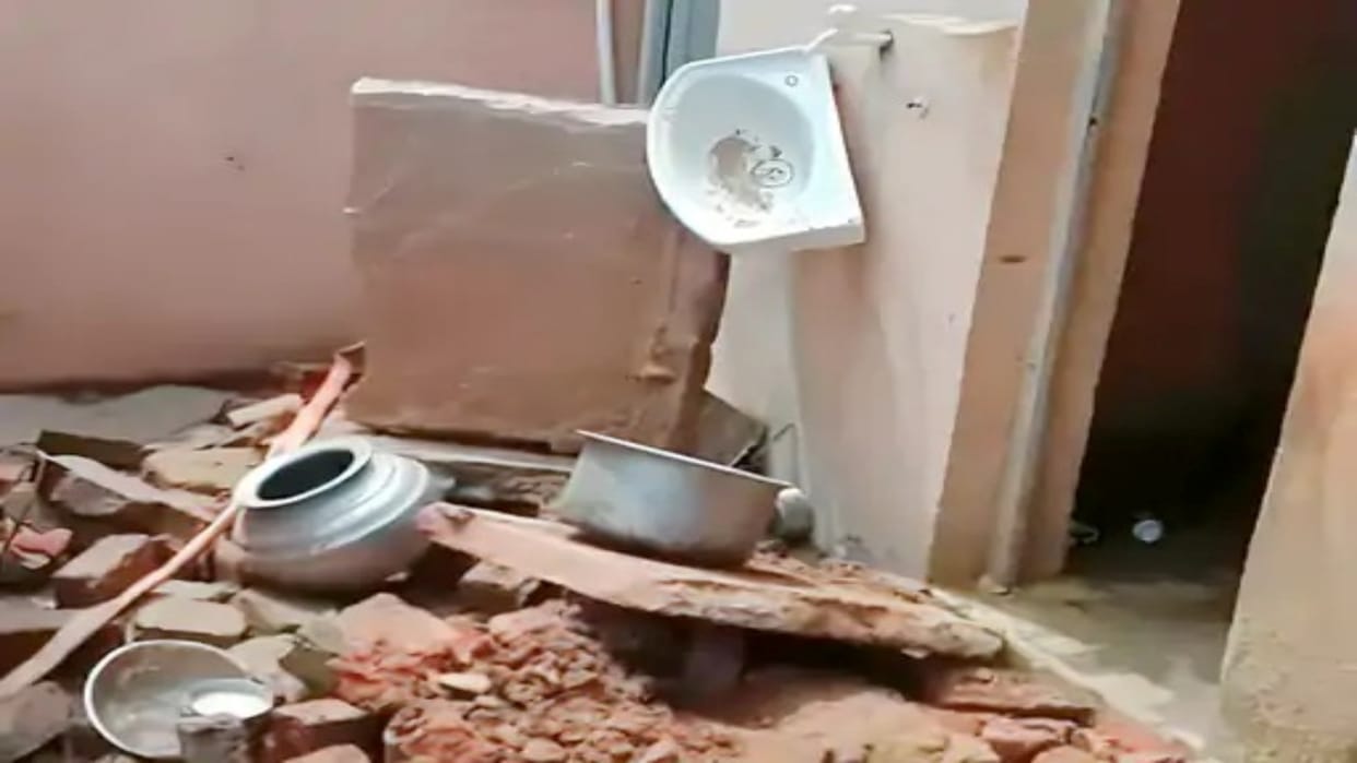 Woman dies after being buried under debris in Bharatur
