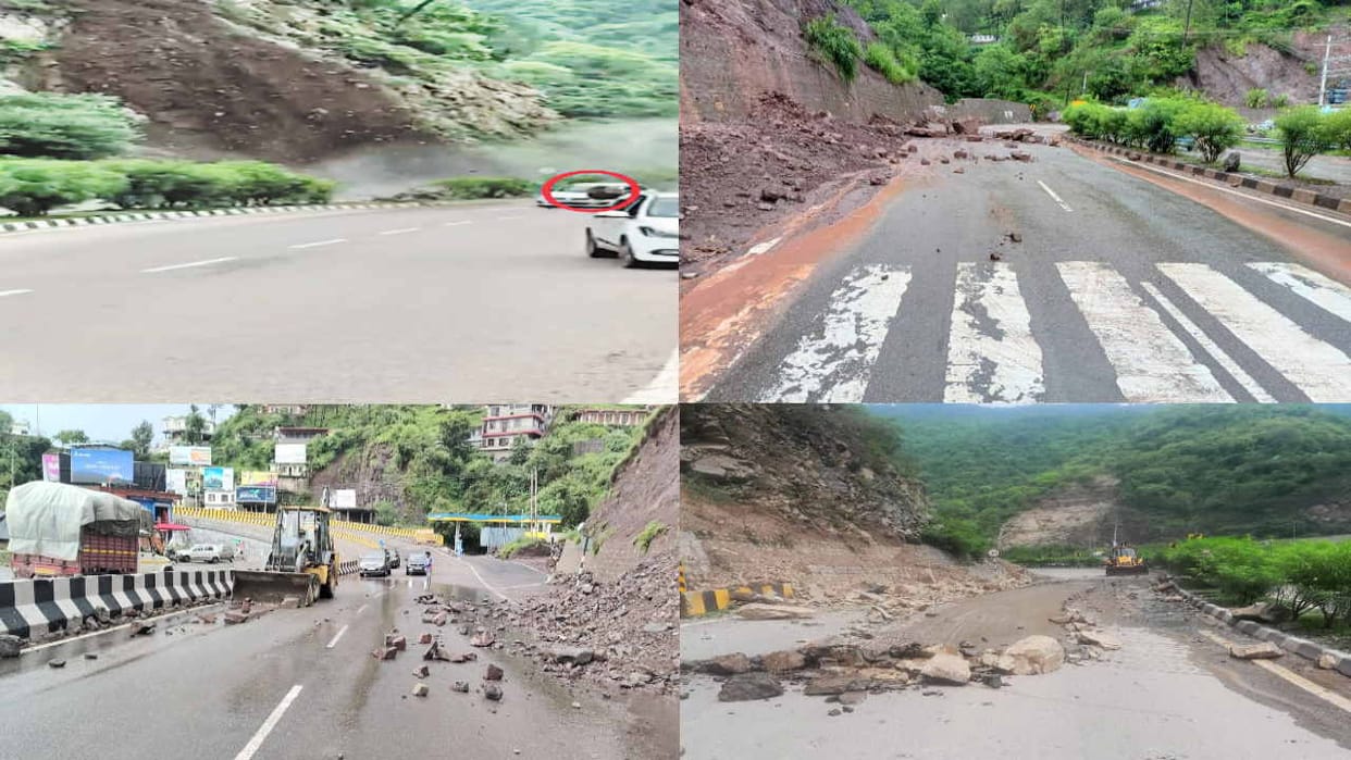 Be careful, these are high riskways of himachal, boulders falling from the hills can be fatal, travel carefull