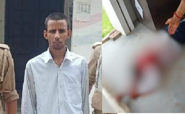 Auraiya knife case, Main accused sent to jail, weapon used in attack recovered, raid in search of absconding a