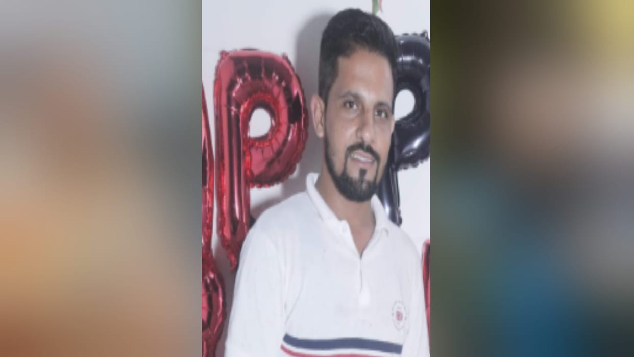 A young man has died in road accident during return to house from duty and atmosphere of sorrow in family