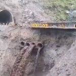 जम्मू श्रीनगर हाईवे पर रामबन के पास हुआ भूस्खलन