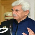 श्रीनगर में कार्यक्रम के दौरान एलजी मनोज सिन्हा