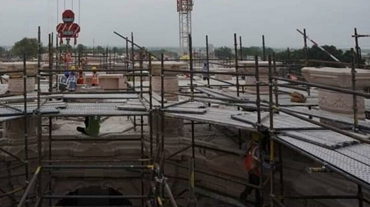 Construction of first floor of Ram temple starts in Ayodhya.