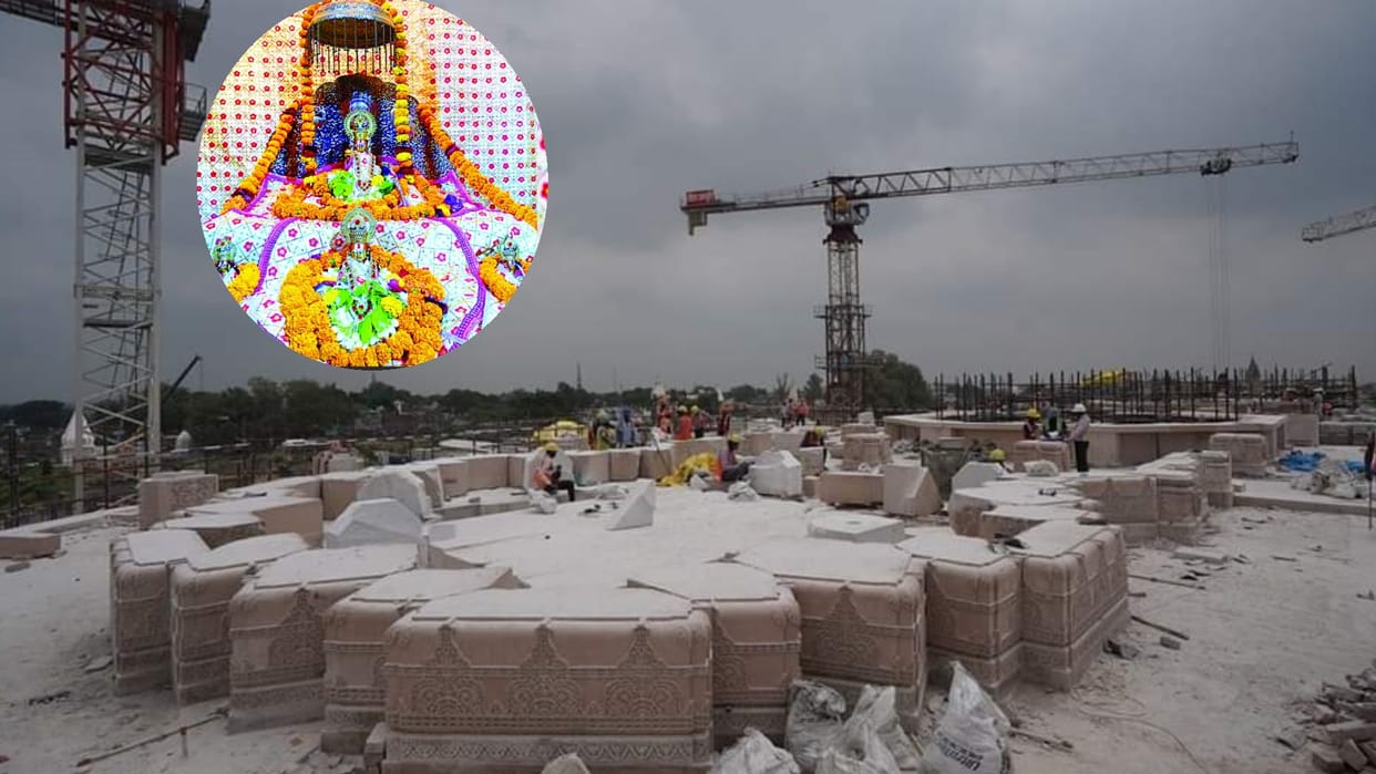 Construction of first floor of Ram temple starts in Ayodhya.