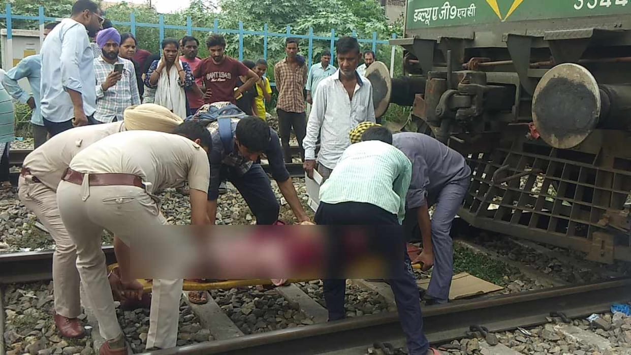 Woman legs amputated after being hit by train in Jalandhar of Punjab