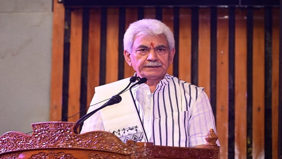lg manoj sinha said Jammu Kashmir administration looking for ways to change lives of villagers