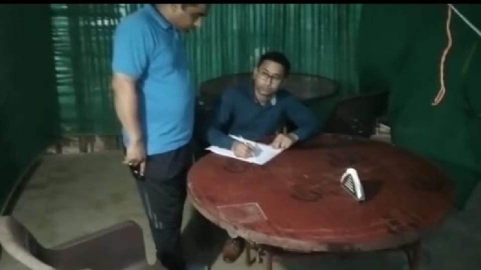 CM Flying raid, operator found serving liquor without permit in Dadri, four people arrested