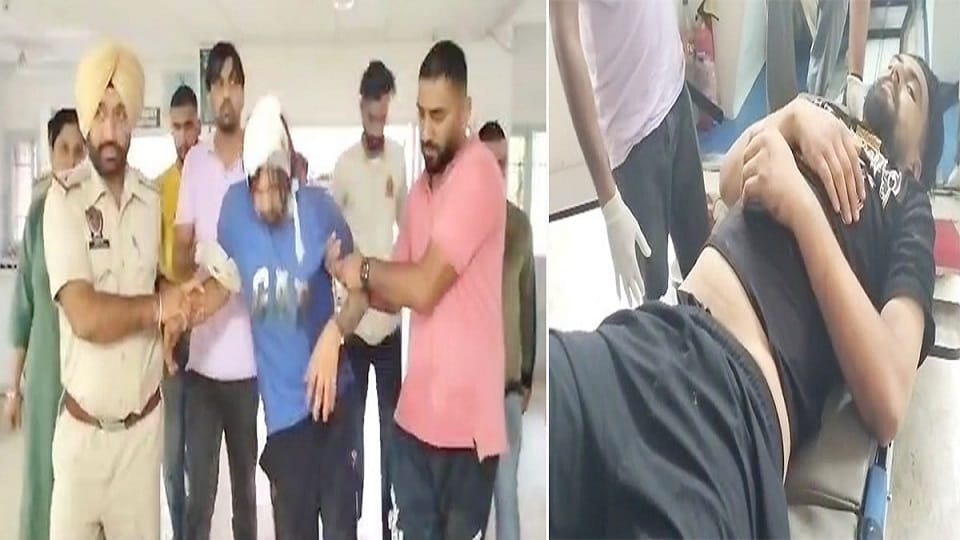 Police arrested three robbers after encounter in Hoshiarpur