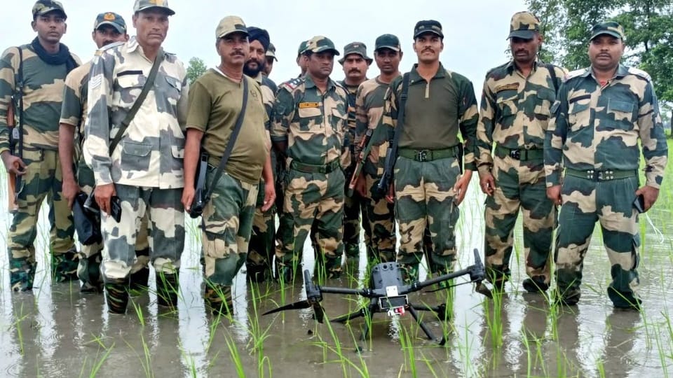 Pakistani drone violated Indian airspace intercepted by BSF troops